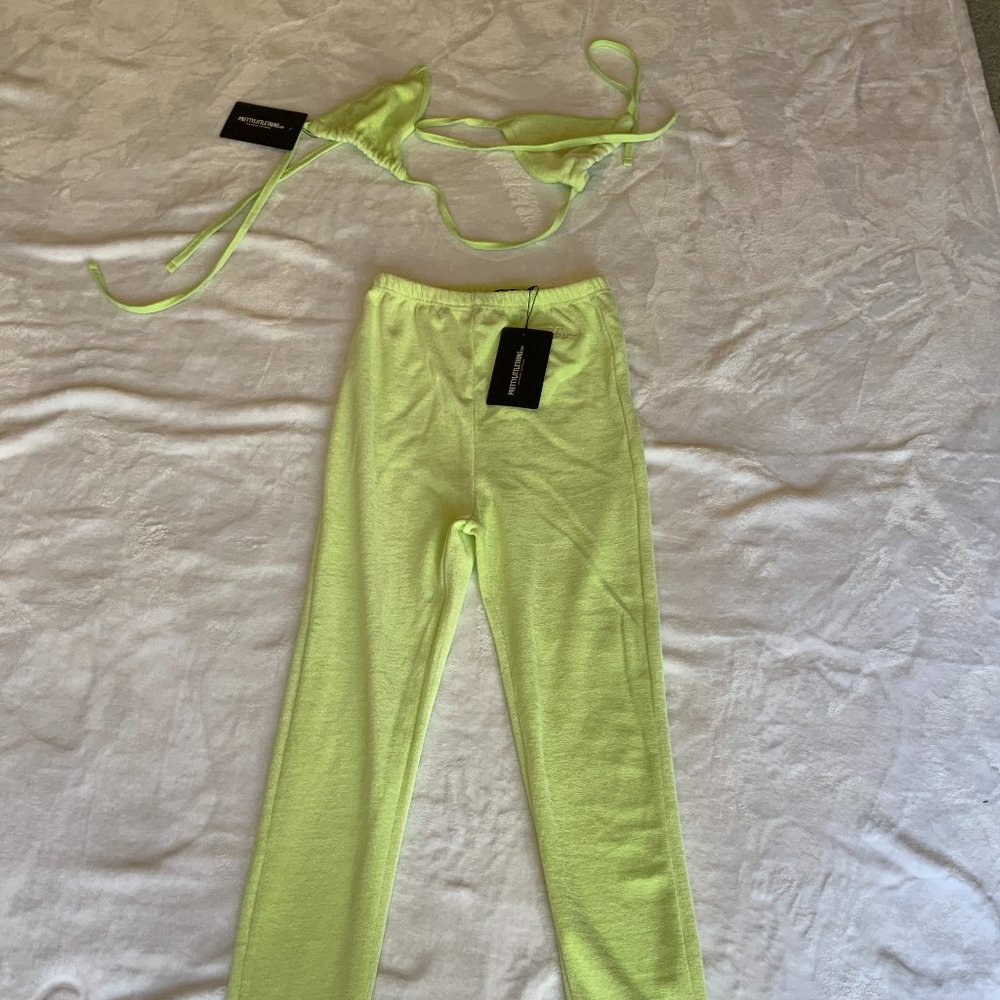 velour two piece